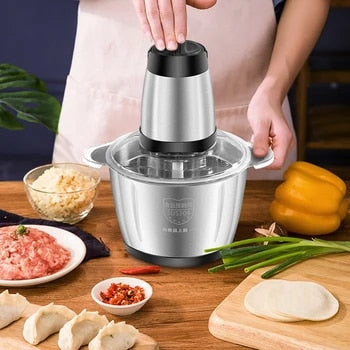 Picadora Eléctrica Dos Velocidades (2L) - ChefSteel™ + Envío Gratis – DTodoHogar