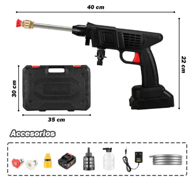 PowerWash™ Hidrolavadora Inalámbrica 98V (Gratis Batería 98V + Accesorios)