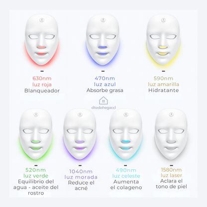 DermaLux™ Máscara LED Profesional + Envío Gratis