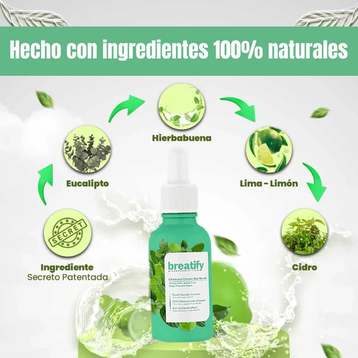 Breatify™ Gotas Para Mal Aliento 30ml + Envío Gratis