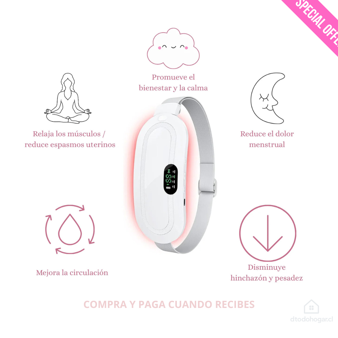ThermiCare™ Cinturón Menstrual Inteligente + Envío Gratis