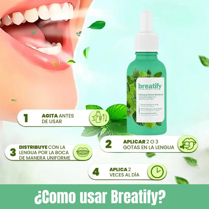 Breatify™ Gotas Para Mal Aliento 30ml + Envío Gratis