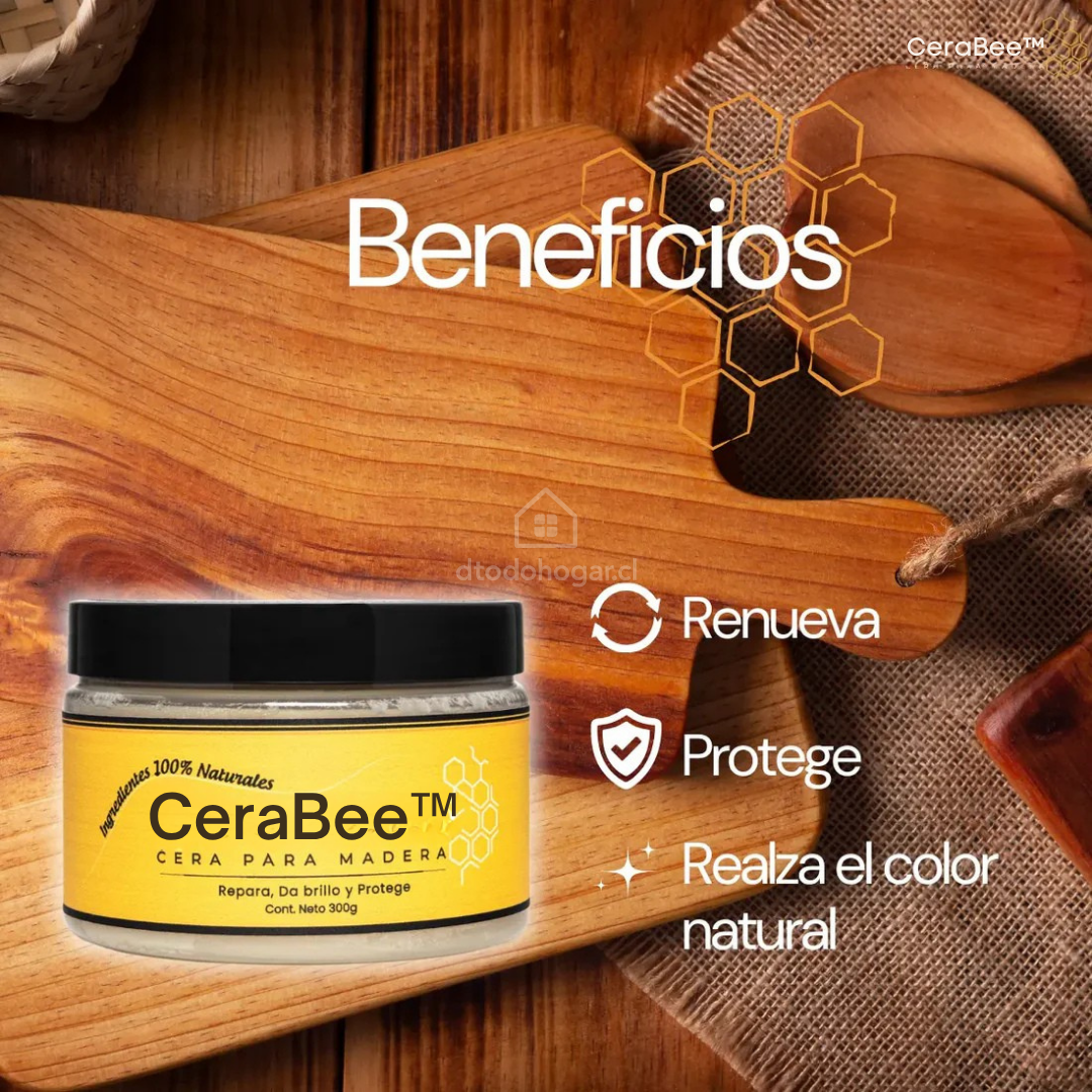CeraBee™: Cera Restauradora de Madera Premium 100ml + Envío Gratis