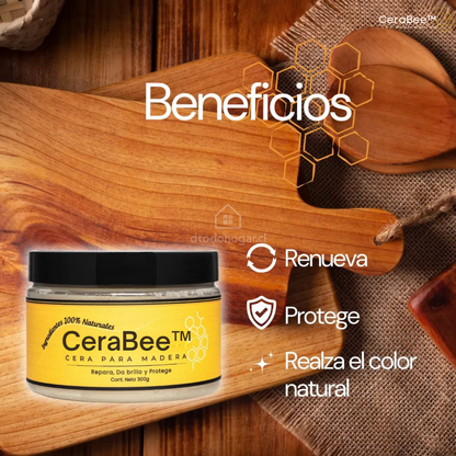 CeraBee™: Cera Restauradora de Madera Premium 100ml + Envío Gratis