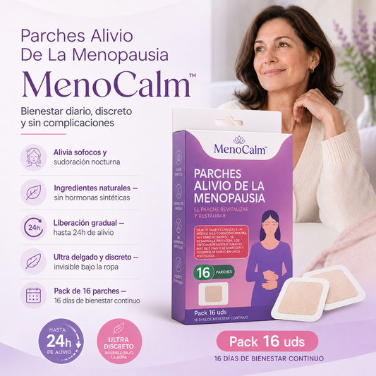 MenoCalm™ | 16 Parches de Apoyo para la Menopausia