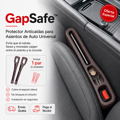 GapSafe™ | Protector Anticaídas para Asientos de Auto Universal