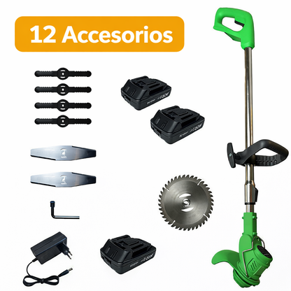 GreenPower™ 8500 Cortadora Inalámbrica Profesional + 2 Baterías y Accesorios