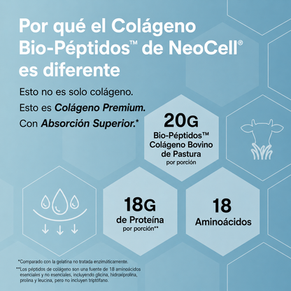 NeoCell™ Colágeno + Proteína Bio-Péptidos 567g | Belleza y Bienestar