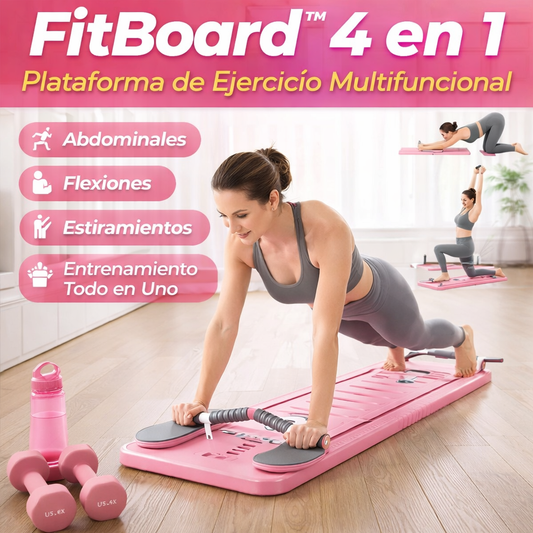 FitBoard™ 4 en 1 | Plataforma de Ejercicio Multifuncional