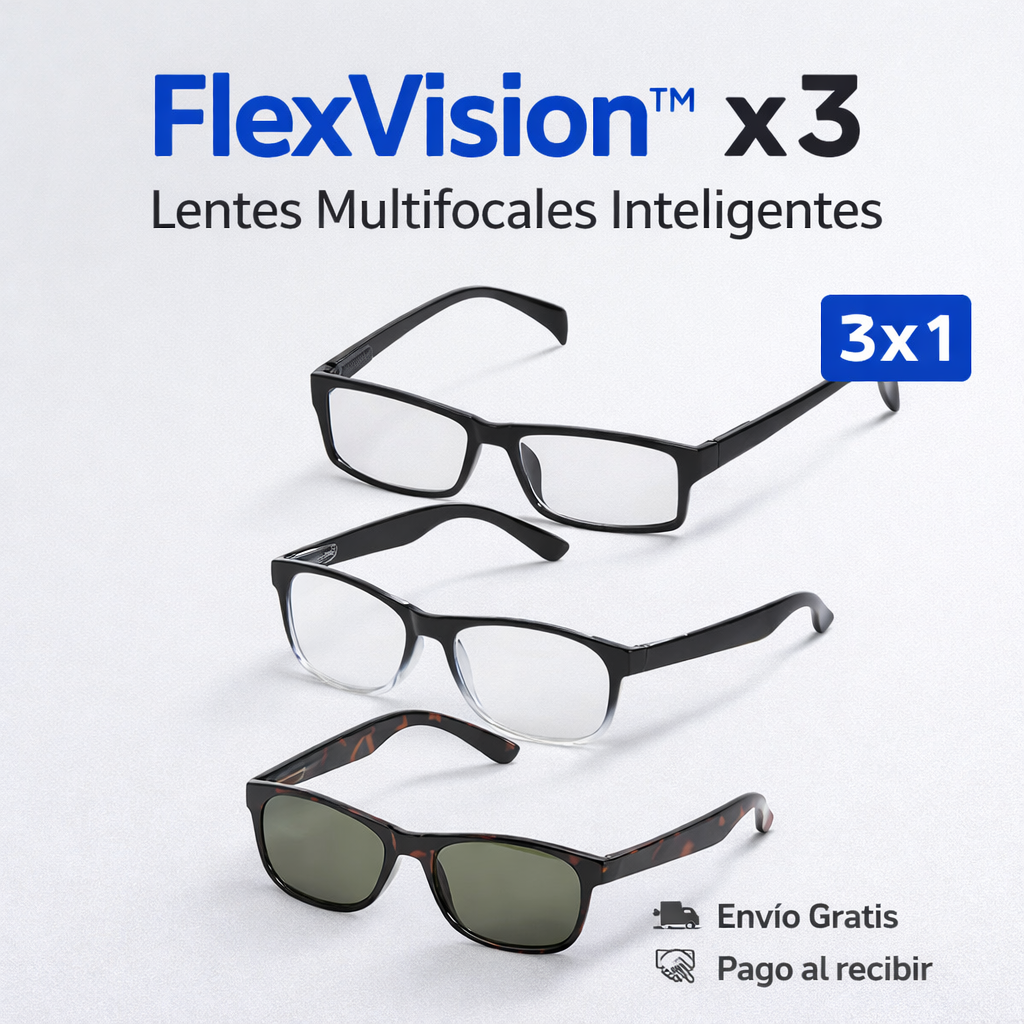 FlexVision™ x3 Lentes Multifocales Inteligentes