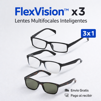 FlexVision™ x3 Lentes Multifocales Inteligentes