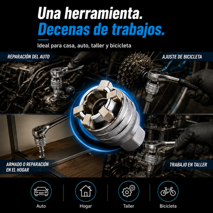FlexKey™ | Dado Universal Ajustable 10–19 mm