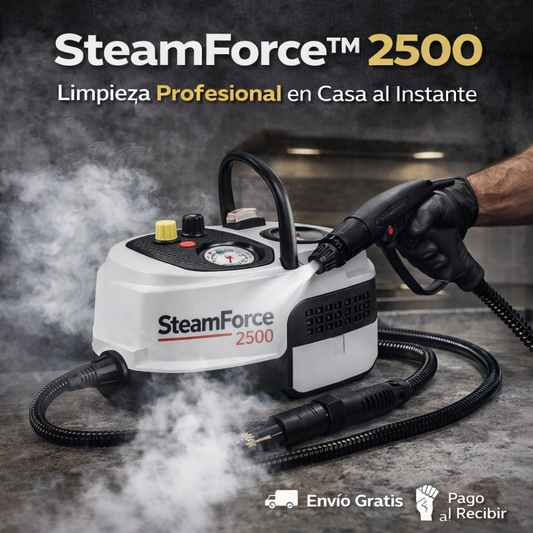SteamForce™ 2500W | Limpiadora a Vapor de Alta Presión