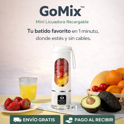 GoMix™ | Licuadora USB Portátil para Jugos y Smoothies