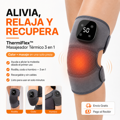 ThermiFlex™ Masajeador Termico 3 en 1 - Alivia, relaja y recupera en solo minutos