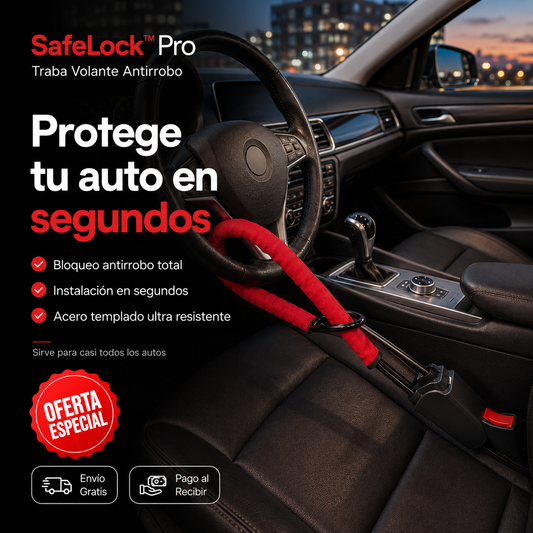 SafeLock™ Pro – Traba Volante Antirrobo