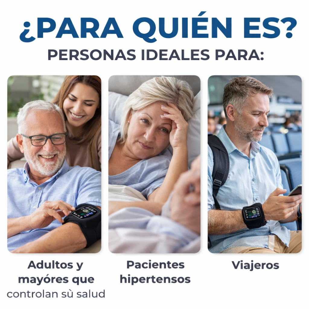 PresiónMed™ Tensiometro Digital Recargable + Estuche Gratis