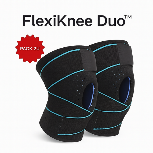 FlexiKnee™ Duo  Rodilleras de Compresión Ajustables x2