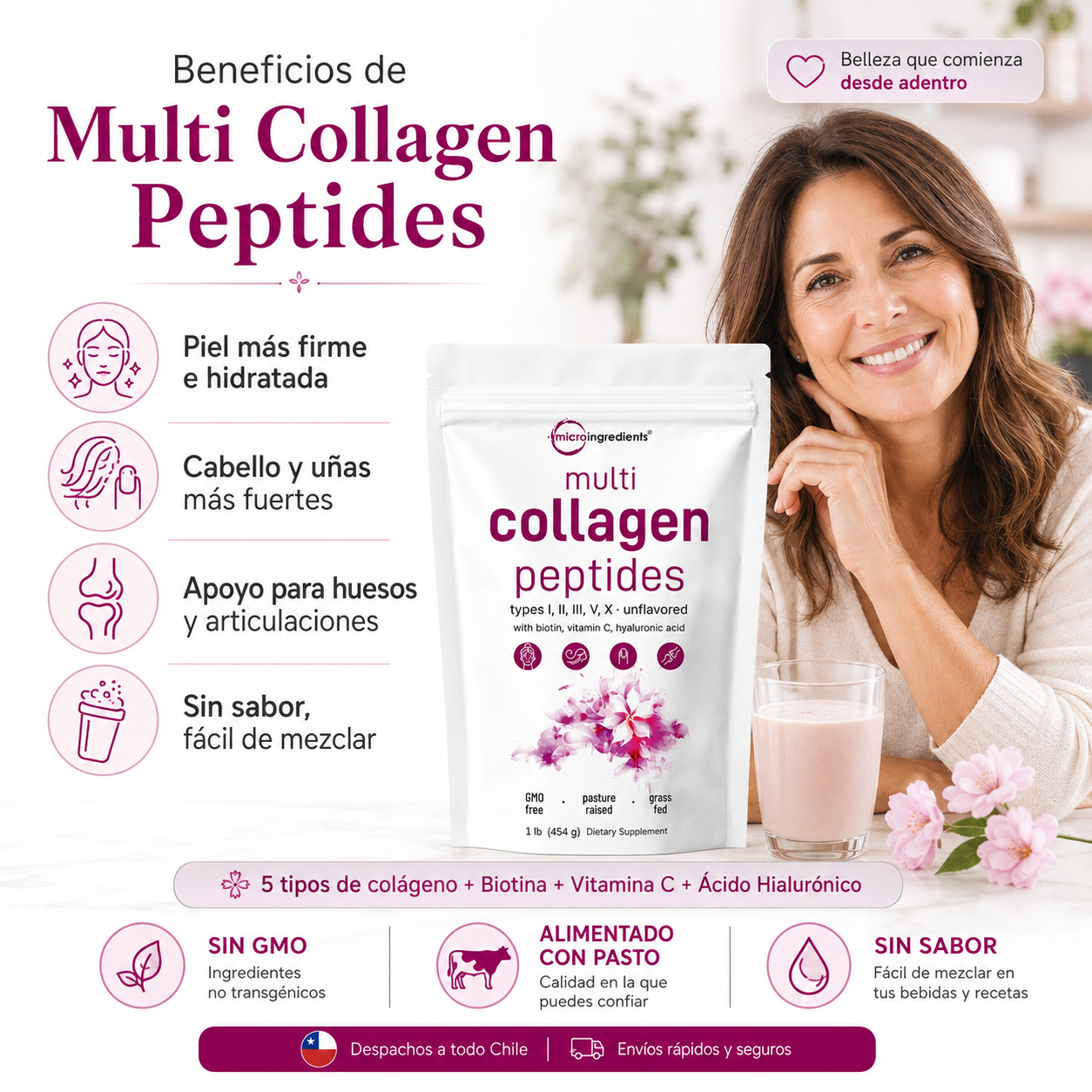 Multi Collagen Peptides™ | Belleza que Nace desde Adentro
