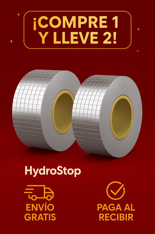 HydroStop™ - Cinta Impermeable 2x1 (5cm ancho x 5mt largo)