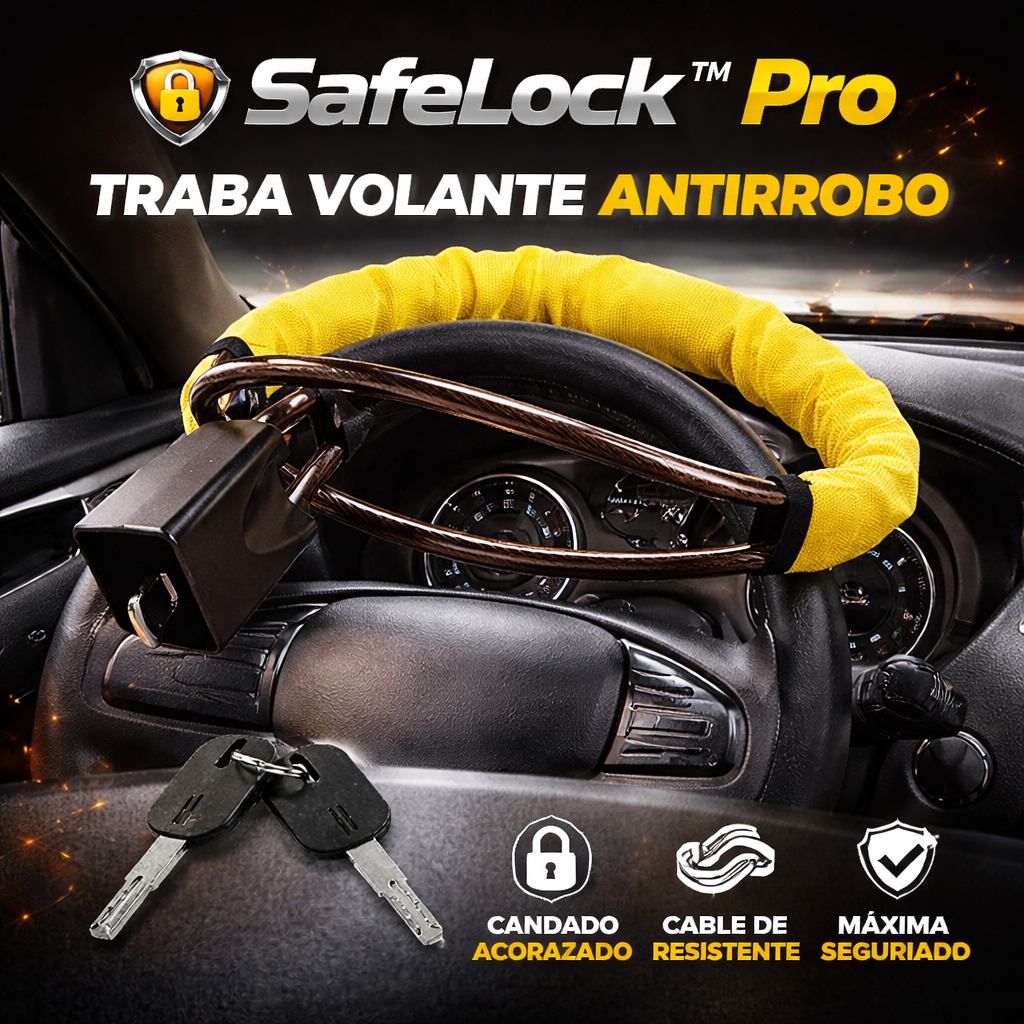 SafeLock™ Pro – Traba Volante Antirrobo