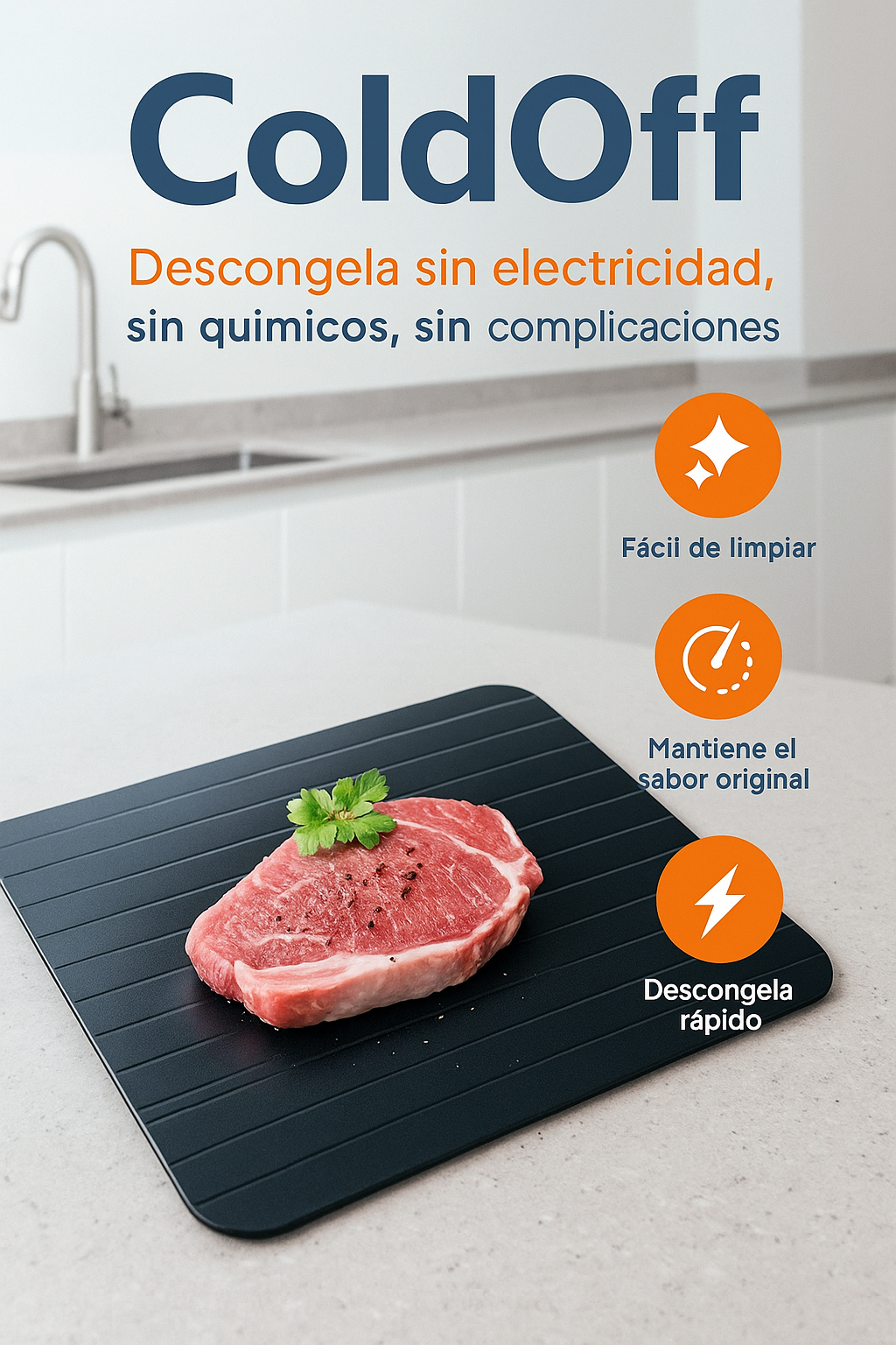 Tabla Profesional de Descongelado Rápido ColdOff™