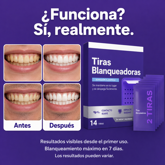 LumaWhite™ | 14 Tiras para una Sonrisa Más Blanca y Segura