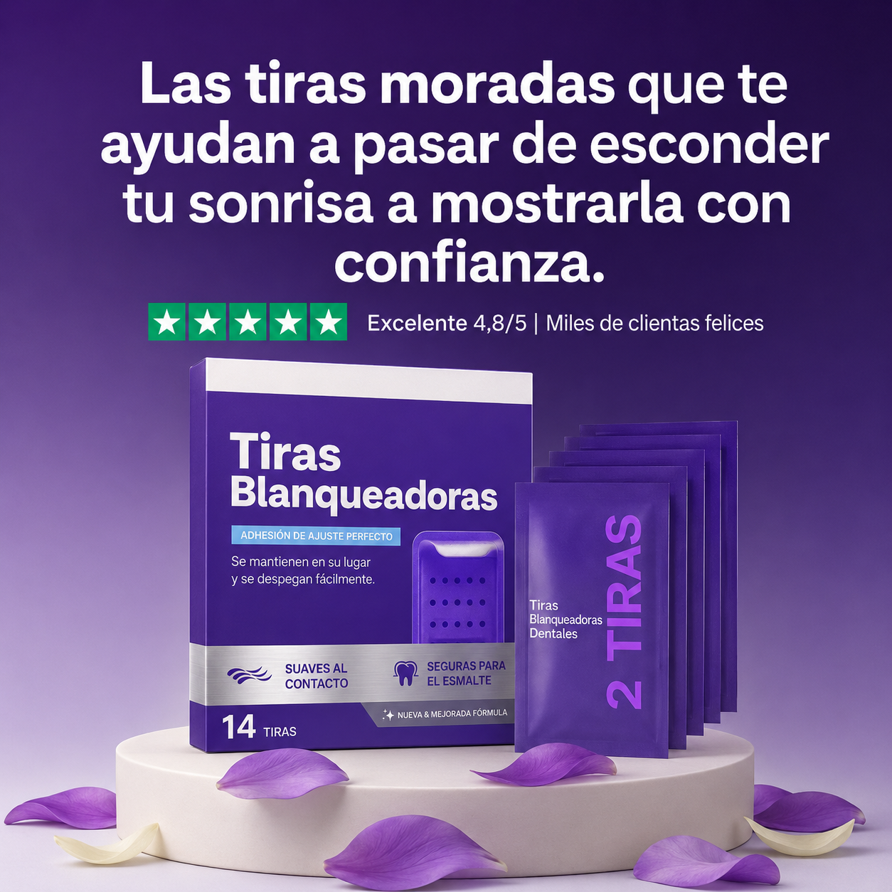 LumaWhite™ | 14 Tiras para una Sonrisa Más Blanca y Segura