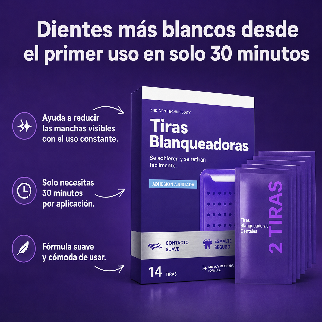 LumaWhite™ | 14 Tiras para una Sonrisa Más Blanca y Segura