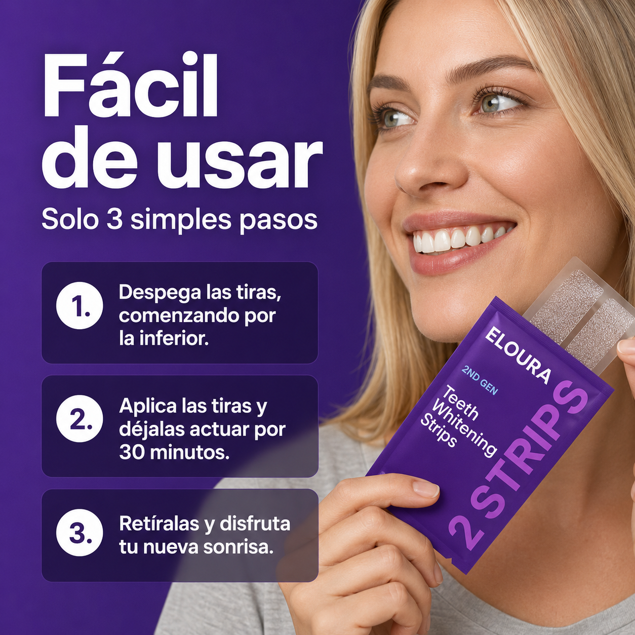 LumaWhite™ | 14 Tiras para una Sonrisa Más Blanca y Segura