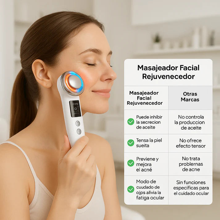 GlowLift™ | Terapia Facial 5 en 1: Luz, Calor, Lifting y Más + Serum FlowerSecret Gratis