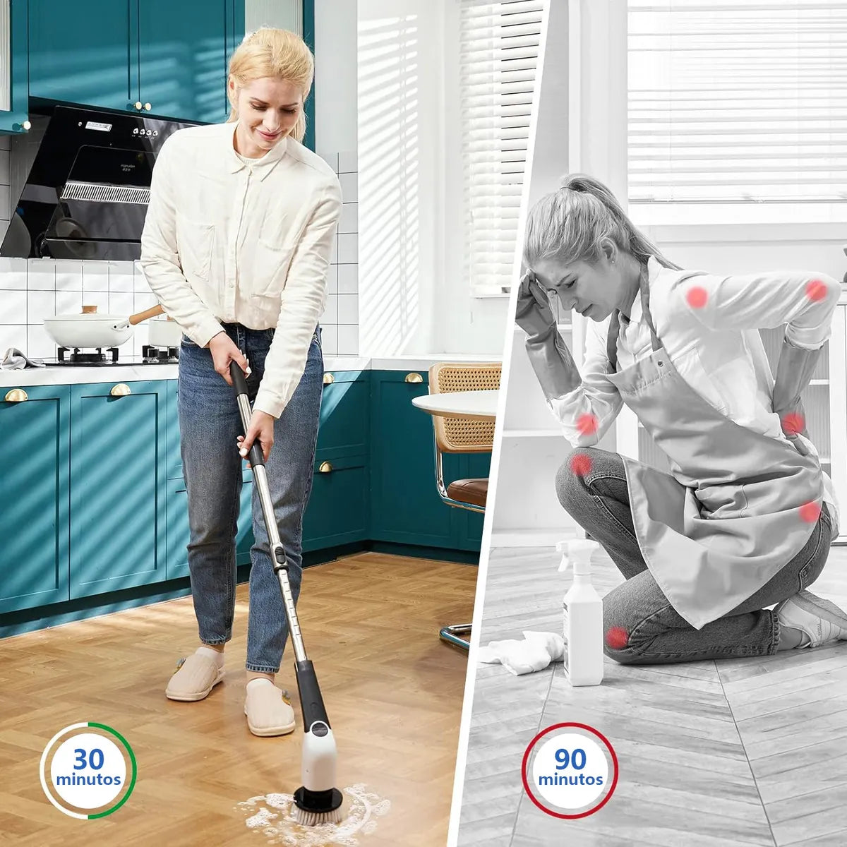 SpinClean™ 7 en 1 | Cepillo Eléctrico Multiuso