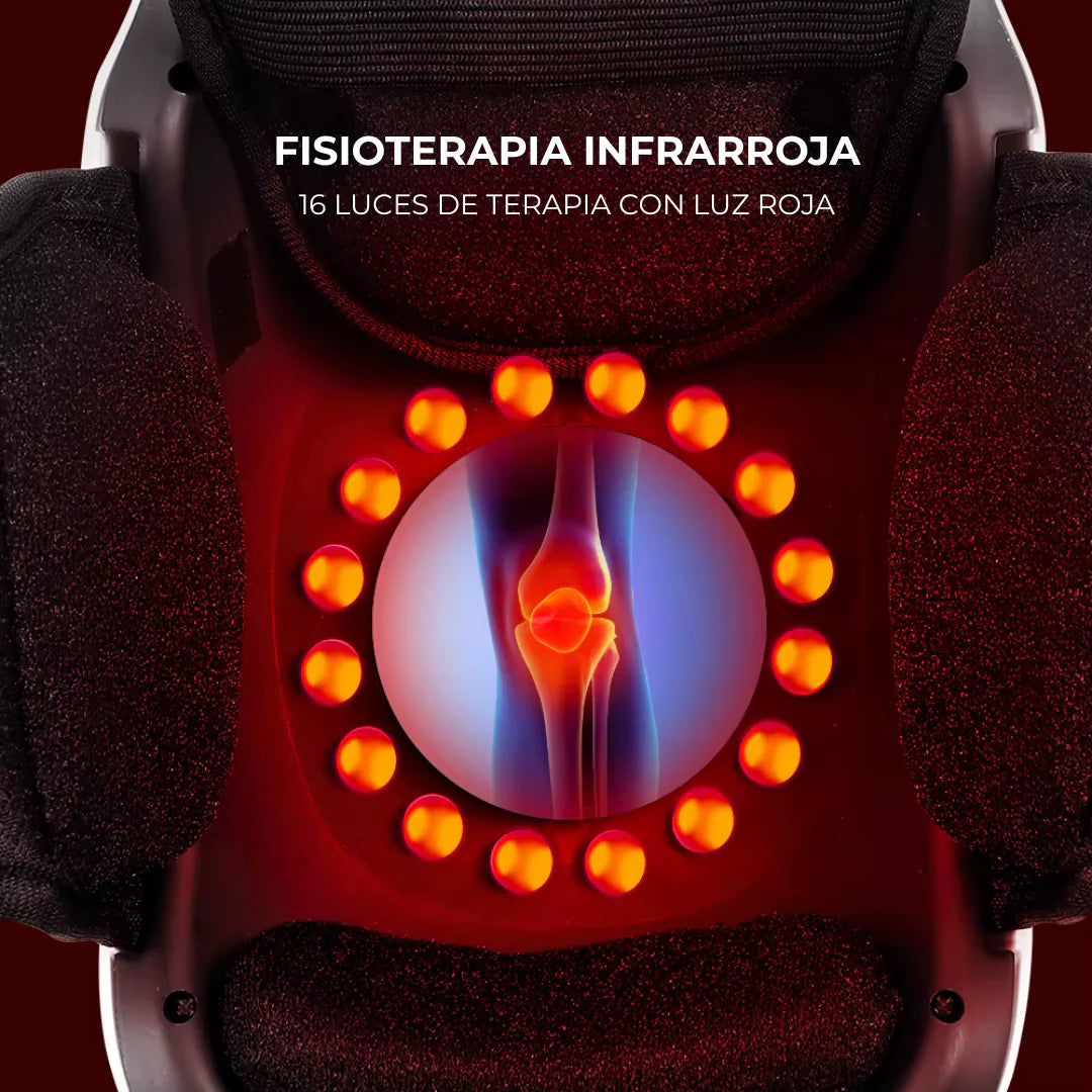 ThermiKnee™ | Rodillera Terapéutica 3 en 1: Calor, Vibración y Luz LED