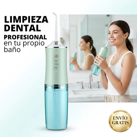 OralJet™ | Irrigador de Limpieza Dental Avanzada con 4 Cabezales
