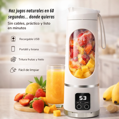 GoMix™ | Licuadora USB Portátil para Jugos y Smoothies
