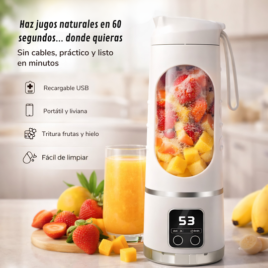 GoMix™ | Licuadora USB Portátil para Jugos y Smoothies