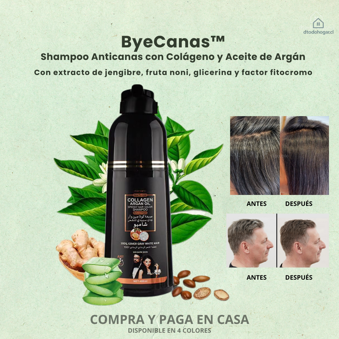 ByeCanas™ Shampoo Quitanas 400ml + Envío Gratis