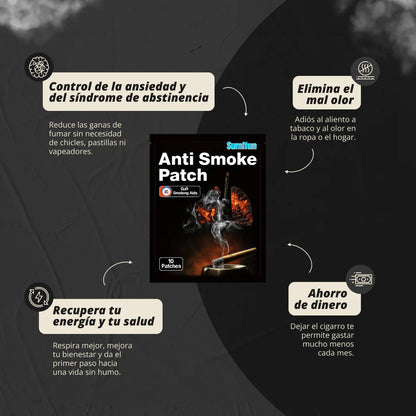SmokeOff™ – 30 parches para dejar de fumar sin ansiedad + Envío Gratis