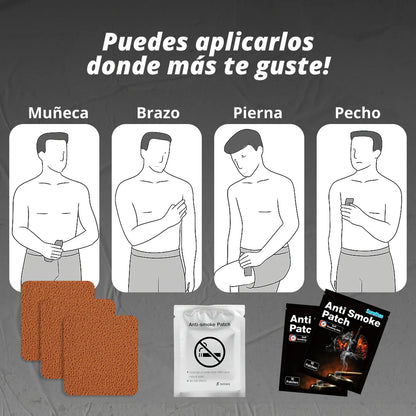 SmokeOff™ – 30 parches para dejar de fumar sin ansiedad + Envío Gratis