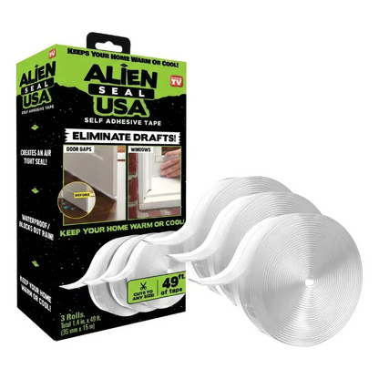 ALIENSEAL™ | Cinta Selladora de Puertas y Ventanas (3 Rollos)