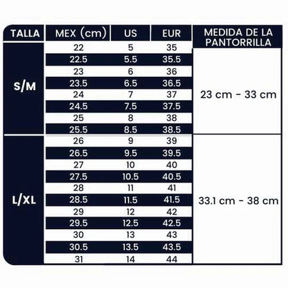AliviaCobre™ 2x1 - Medias de Compresión 15-20 mmHg con Fibra de Cobre (Talla S/M)