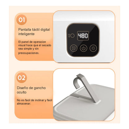 DryGo™ | Secadora Portátil 10 kg con Luz UV + Envío Gratis